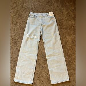 Women’s NW tags Abercrombie 90’s relaxed jeans. High rise, Sz 12L/ 31 waist
